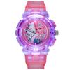 Comercio Electrónico Transfronterizo Dropshipping de Nuevos Modelos de Relojes para Estudiantes y Niños al por Mayor Plástico Temática de Frozen Luminosos Relojes de Cuarzo