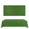 Toalha de Mesa Pe Grama Verde Novo Produto Transfronteiriço Festa de Aniversário Decoração de Festa Toalha de Mesa Descartável À Prova d'Água e de Óleo Tamanho Grande