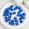 Ding Yi Lua Fria Contas Coloridas Torcidas Acrílico Galvanizado Cor Sólida Contas com Furo Contas Soltas Acessórios para Pulseira DIY