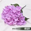 Buquê de Hortênsia Artificial com Cinco Flores, Decoração para Salão de Casamento, Fundo para Fotografia, Enfeite para Sala de Estar