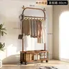 Cabide de Roupa Duplo para Quarto de Casa, Mesa de Cabeceira, Cabide de Roupas, Apartamento Pequeno, Cabide Secundário de Mesa de Cabeceira, Varal Móvel