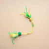Vara de Brinquedo para Gatos com Pena, Corda Elástica, Erva-do-Gato, Sino Retrátil, Autoentretenimento, Alívio do Tédio, Brinquedo para Gatos Resistente à Mordida para Animais de Estimação