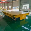 Camión Eléctrico de Plataforma para Transporte de Carga en Vía Larga con Suministro de Energía de Carrete de Cable y Vehículo de Transporte en Vía con Control Remoto Coche sobre Rieles