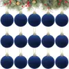 Em Estoque Transfronteiriço Novo Mais Vendido na Amazon Bolas de Natal Aveludadas Novas Decorações de Natal Enfeites Pendurados Palitos Decorativos