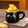 Caneca Chapéu Mágico Gato Personalizada Nova Lembrança Caneca de Café de Cerâmica Personalizada Desenho Animado Animal de Estimação Fofo Copo de Água Criativo