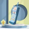 Bebés y Niños Pequeños Pueden Masticar Mordedor Teléfono Educativo Artificial para Bebé Teléfono Móvil Máquina de Música Infantil Educación Temprana Juguete de Iluminación Teléfono Móvil