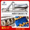 Eixo espiral de elevação pré-bolha rolo de lã limpeza descascamento linha de produção descascamento de batata batata-doce Taro processamento profundo Tengsheng