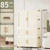 Em Estoque Guarda-Roupa Doméstico Sem Instalação Armário de Armazenamento de Brinquedos para Lanches de Bebê Armário de Armazenamento para Sala de Estar Guarda-Roupa Simples Infantil