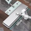 Trapeador plano de aleación de aluminio, nuevo, para uso doméstico, limpieza única, lavado a mano, trapeador fácil de usar, seco y húmedo, artefacto de trapeador de doble uso