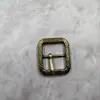 Hebilla de Cinturón Cuadrada de Metal con Patrón Europeo y Americano DIY Hebilla de Pin Japonés Hebilla de Cinturón Popular Flor de Hierba Tang