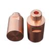 Pontas de Eletrodo para Máquina de Solda a Ponto Direto de Fábrica, Cobre-Cromo-Zircônio, Pontiagudo, Redondo, Plano, Cônico 16, Portátil de Precisão
