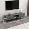 Mueble de TV moderno minimalista nórdico para sala de estar apartamento pequeño mueble de TV y mesa de centro juego muebles simples mueble de suelo lujo ligero