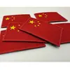 Serigrafía Bandera Roja de Cinco Estrellas Placa Gruesa Silicona Alta Frecuencia TPU Marca de Voltaje No Hace Bolitas Gancho de Inyección Marca Decorativa