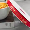 Em estoque Fita de Fio Bronzeado 1cm Carta de Amor Fita Flor Bolo Decoração de Presente Artesanal DIY Fita de Alta Densidade