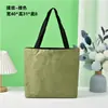 Bolsa de Papel DuPont com Logo Bolsa de Mão de Lona Isolamento Folha de Alumínio Bolsa de Papel Kraft Lavado Transversal Bolsa de Papel DuPont