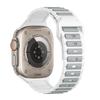 Correa de Silicona de Dos Tonos con Tres Perlas Adecuada para Apple Watch 678910 Generación iWatch Ultra S11 Pulsera de Tres Perlas