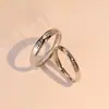 Anéis de Casal para Homens e Mulheres Design de Nicho Ins Anel Liso Moda Simples Dedo Indicador Anel Estilo Antigo Personalizado Atacado