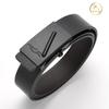 Cinturón para hombre Hebilla automática sin dientes Cinturón de aviación Sello de cintura ancho para hombre Negocios casual Todo combina Mediana edad y jóvenes en stock Cinturón