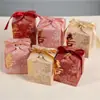 Nueva Caja de Dulces Guofeng Nueva Caja de Dulces para Boda China Caja de Dulces con Pintura a Tinta Caja de Regalo con Sentido Avanzado Tamaño Grande