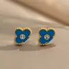 Pulsera Popular Transfronteriza de Trébol de Cuatro Hojas de la Suerte en Oro de 18 Quilates, Elegante Pulsera de Cinco Flores de Lujo Ligero para la Buena Suerte al por Mayor