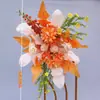 Accesorios de boda arreglo floral de suelo flor phalaenopsis decoración de salón de bodas arreglo floral arte floral decorativo arreglo floral de pasillo