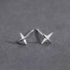 Brincos de aço titânio brincos masculinos moda simples masculina única nova orelha piercing mini brincos pequenos brincos estrela de orelha