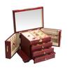 Joyero de madera creativo para guardar pendientes y joyas, caja para pulseras y collares.