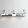 Luz LED frontal para espejo de lavabo de baño, tocador minimalista retro japonés, lavabo, lámpara de pared giratoria para iluminación de cuadros