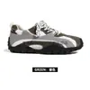 Zapatos Deportivos Casuales Shougu de Malla Simple Transpirable para Mujer con Suela Gruesa, Novedad 2026, Plateados, Versátiles