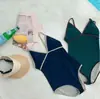 Traje de baño de una pieza sexy sin espalda, mismo estilo que las celebridades de internet, para mujer, con tiras cruzadas para pechos pequeños, efecto adelgazante y que cubre el abdomen, traje de baño para aguas termales
