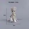 Figura de Groot Hombre Árbol de PVC Maceta Muñeca para Vestir Caja Ciega Gashapon Postura Sentada Mini Groot