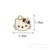 Acessórios para Joias DIY Gatinho Fabricante em Estoque, Liga com Gotejamento de Óleo Fabricante de Joias DIY Feitas à Mão Acessórios para Joias DIY
