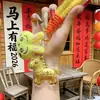 Llavero de Oro Puro 999 Año del Caballo, Colgante de Peluche Creativo Riqueza Instantánea, Regalo de Negocio para Teléfono Móvil Venta al por Mayor Oro