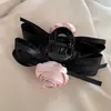 Princesa a la fuga Dulce Lazo de Satén Pinza de Agarre Elegante Clip de Agarre para el Cabello Clip para la Cabeza Clip para el Cabello Clip de Tiburón Accesorios para el Cabello