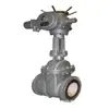 Válvula de Escoria Cerámica Eléctrica Pz941Tc-10P Válvula de Escoria Cerámica Válvula de Compuerta de Escoria Cerámica Material de Acero Inoxidable