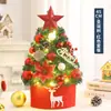 Decoración Navideña de Amazon 45cm60cm Árbol de Navidad Árbol de PVC Adornos de Escritorio Mini Árbol de Navidad Paquete