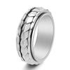 Comercio Electrónico Transfronterizo Producto Nuevo Original Anillo Personalizado para Hombre Escama de Dragón Acero de Titanio Estilo Dulce Fresco Anillo Giratorio Joyería al por Mayor