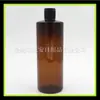 Botella separada verde de 500 ml Botella de loción Botella de rocío puro Botella con tapa de mariposa Botella de champú Botella de loción para mascotas