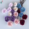 3 Núcleo de simulação Austin-envolto em rosa parede de fundo de casamento layout simulação palco de flores guia de estrada arranjo de flores flor artificial