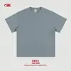 Camiseta Básica Pesada para Hombre de Algodón 100% 305g, Marca de Moda Camiseta Holgada Estilo Americano, Color Sólido Manga Corta para Adolescentes.