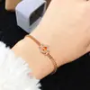 Pulseira de Safira Colorida Pura Natural, Pedra Preciosa Grau 5A, Tamanho 4*5, 4*6mm, Prata 925, Cravação Fina
