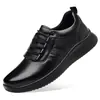 Atacado Transfronteiriço de Novos Sapatos Casuais Masculinos, Sapatos de Couro Respiráveis Versáteis da Moda com Solado Macio, Sapatos Masculinos para Uso Externo e Dirigir