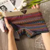 [Pacote Único] [Feminino] Roupa Íntima Feminina Tendência Estampa de Diamante Algodão Puro Macio e Xadrez Boxer Brief Respirável