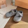 Zapatos de Algodón para Niños 2026 Nuevo Otoño/Invierno Retro Simple Con Felpa Zapatos tipo Birkenstock Unisex para Niños Versátiles Suela Suave Zapatos de Fieltro y Algodón