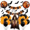 Decorações de Balões de Halloween Transfronteiriças, Balões de Folha de Alumínio, Decorações de Festa Temática de Halloween, Balões de Desenho Animado em Formato Especial