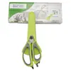 Fabricante en stock tijeras de cocina multifuncionales de acero inoxidable para refrigerador caja de color para tarjetas tijeras fuertes desmontables para huesos de pollo y alimentos