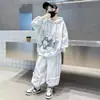 Ropa para Niños Conjunto de Sudadera de Otoño para Niños 2026 Nuevo Estilo para Niños Mayores Primavera y Otoño Moda Urbana Deportiva Súper Genial para Niños
