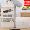 Bolsa de Higiene Pessoal Sarja Grande Capacidade Portátil para Viagem Bolsa de Armazenamento Impermeável para Homens e Mulheres Gancho para Pendurar Bolsa de Higiene Pessoal
