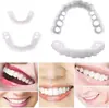 Brackets Artificiales para Dientes Superiores e Inferiores Snap on Smile Segunda Generación Brackets Artificiales Brackets de Dentadura Postiza de Silicona