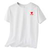 Camiseta Branca para Meninos, Top Casual, Novo Modelo de Verão 2026, Uniforme de Turma de Formatura Infantil, Logo Estampado, Uniforme de Jardim de Infância